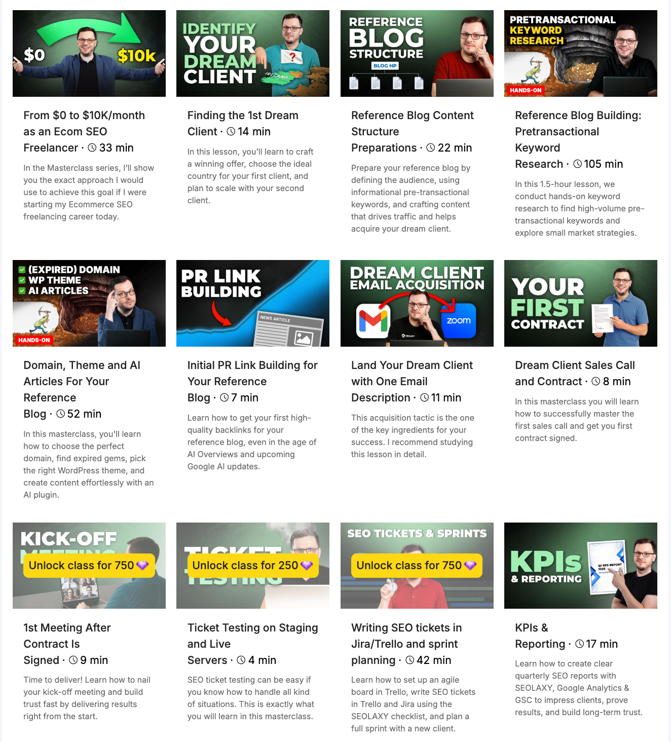 SEO Freelancing Masterclass